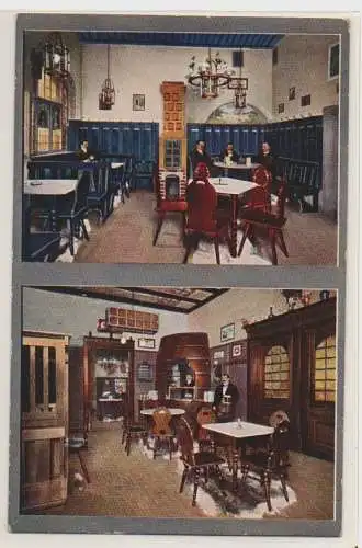 908367 Mehrbild Ak Aue i.E. 'Alt Aue' Gastraum um 1930