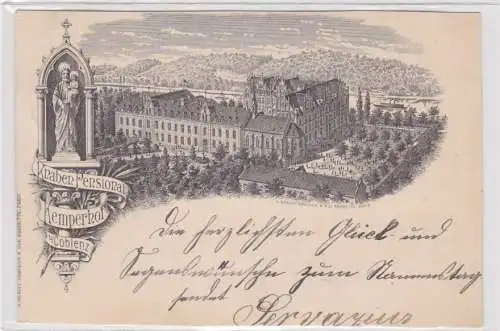 55799 Ak Knaben Pensionat Kemperhof bei Coblenz 1905