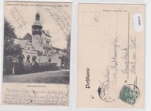 90551 Ak Lithographie Zittau Oberlausitzer Gewerbe- & Industrie Ausstellung 1902