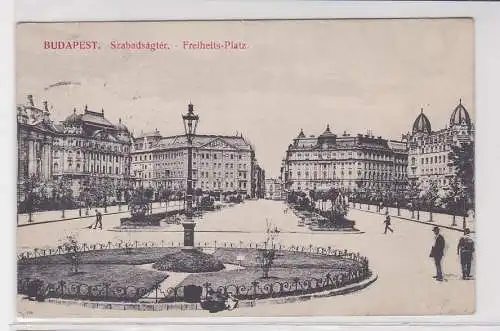 33238 Ak Budapest Ungarn Freiheits-Platz 1908