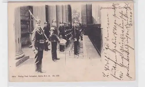 91589 Ak Berlin - Brandenburger Torwache 1905