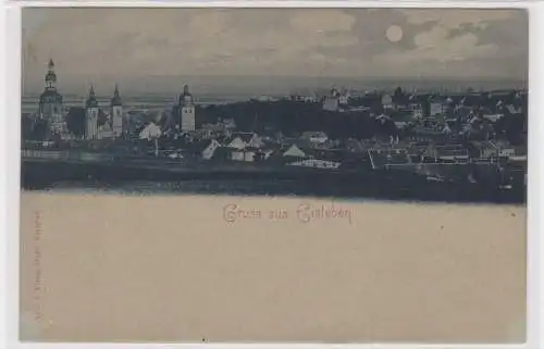 906692 Ak Gruss aus Eisleben - Panoramaansicht um 1900