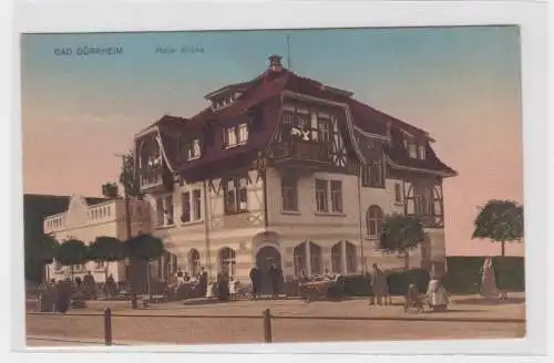 99749 Ak Bad Dürrheim Hotel Krone um 1920