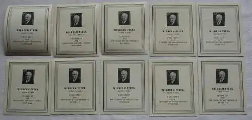 10 x DDR Briefmarken Block 16 (Wilhelm Pieck 7.9.1960) postfrisch (129226)