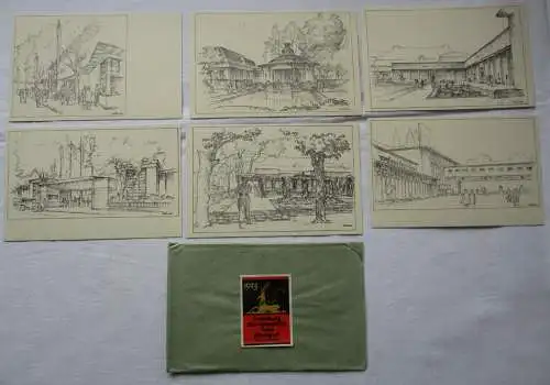 38640 / 6 Künstler-Ak Ausstellung Das Schwäbische Land Stuttgart 1925