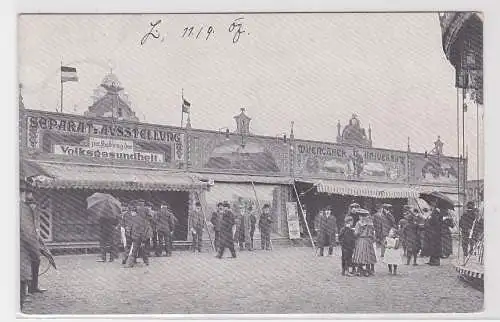 903837 Ak Leipzig Gruss vom neuen Messplatz 1907