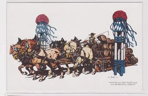 905379 Künstler Ak Deutsche Brauerei-Ausstellung München 1926