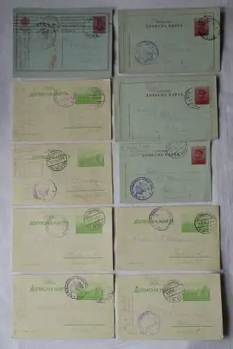 10 Belege Feldpost Serbien 1. Weltkrieg Fußartillerie-Gebirgsstaffel (126307)