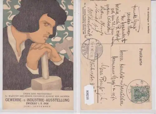 908235 Ak Zwickau Gewerbe und Industrie Ausstellung 1906