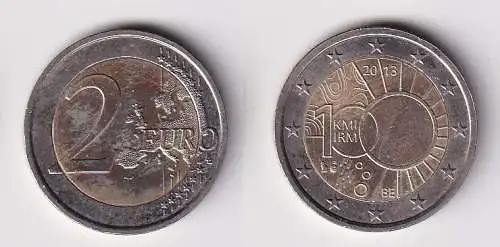 2 Euro Bi-Metall Münze Belgien 2013 100 Jahre  Königliches Meteorologis (166183)