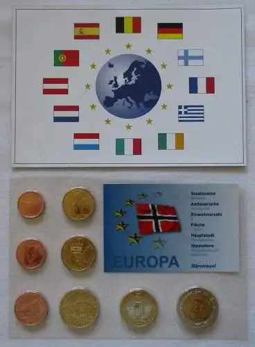 Kursmünzsatz KMS Euro Essai Pattern Probe Bäreninsel 2013 + Zertifikat (110200)