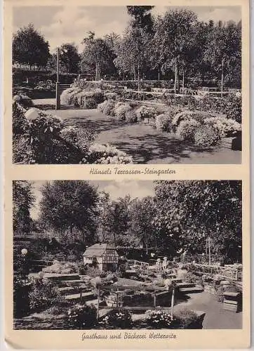 906633 Mehrbild Ak Gasthaus und Bäckerei Wetterwitz, Hänesls Terrassen Steingart