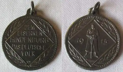 Medaille Dem Eisernen Hindenburg das Deutsche Volk 1915 (150117)