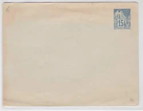 99071 seltene Ganzsachen Brief Colonies Postes Francaise um 1900