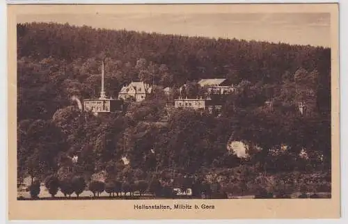 69651 AK Milbitz bei Gera - Heilanstalten, Totalansicht 1926