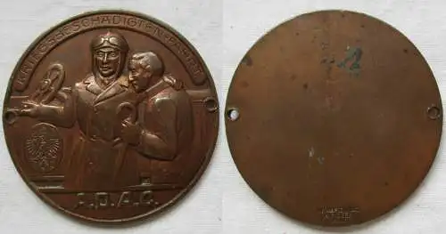 ADAC Automobil Plakette Kriegsbeschädigten Fahrt um 1925 (146853)