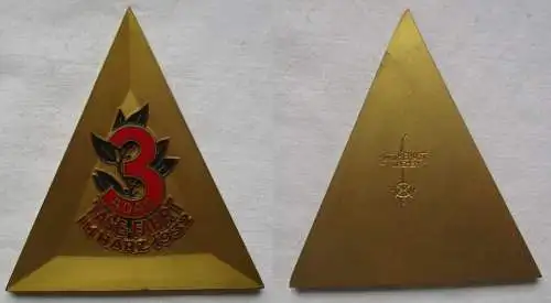 seltene emaillierte Plakette 3. ADAC Tage Fahrt im Harz 1932 (141364)
