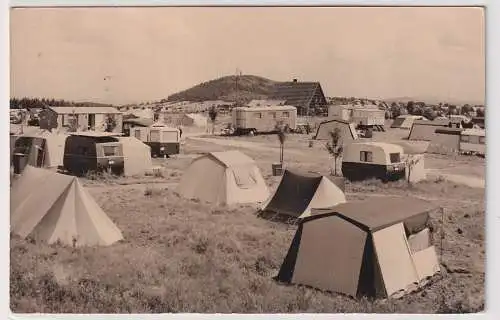 99044 Foto AK Bergstadt Altenberg /Erzgebirge - Campingplatz 1970