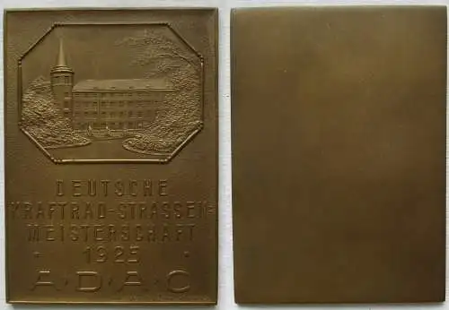 ADAC Plakette Deutsche Kraftrad Straßen Meisterschaft Schleiz 1925 (146522)