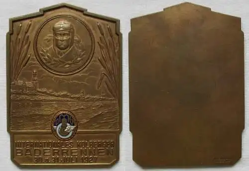 DMC Bronze Plakette Internationales Kolberger Bäderrennen Juli 1927 (146907)