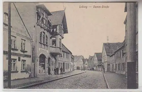 68320 Ak Loburg Dammstrasse Geschäft vom Hermann Belitz 1923