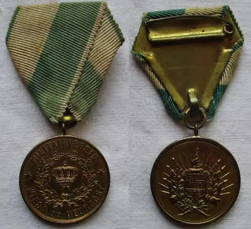 Sachsen Medaille Militairverein Wiesa mit Neundorf - Gott mit uns (127196)