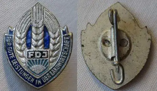 DDR Abzeichen für gute Leistungen in der Landwirtschaft FDJ Silber (114102)