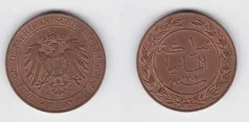 1 Pesa Kupfer Münze Deutsch Ostafrika 1890  (155901)