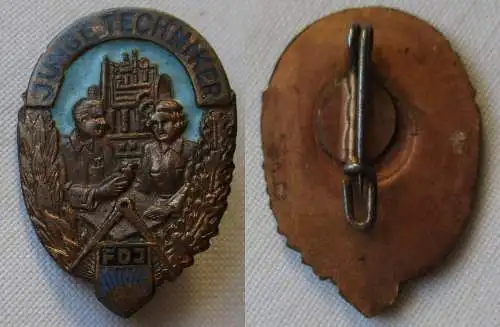 DDR Abzeichen FDJ freie deutsche Jugend - Junge Techniker (115995)