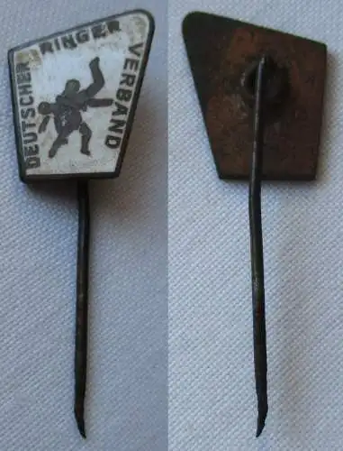 DDR Anstecknadel Verbandsabzeichen Deutscher Ringer Verband (DRV) (123843)
