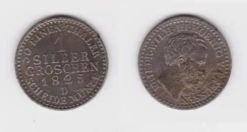 1 Silbergroschen Münze Preussen 1825 D ss (152517)