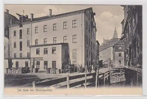54516 Ak Aus Leipzigs alten Tagen - Im Hofe der Barfußmühle um 1915
