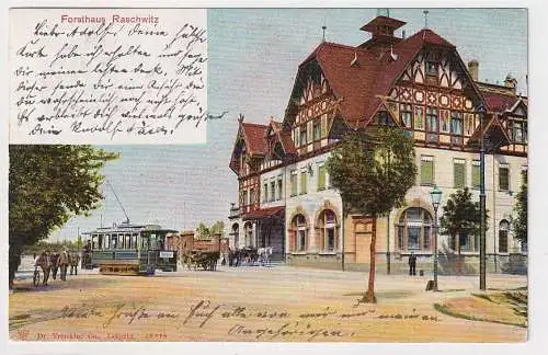 900391 Ak Forsthaus Raschwitz bei Leipzig - Außenansicht 1902