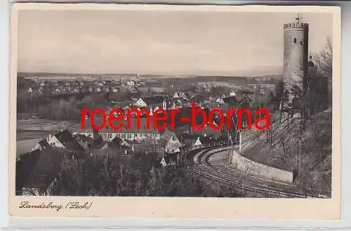 35300 Foto Ak Landsberg (Lech) Totalansicht mit Burg 1941