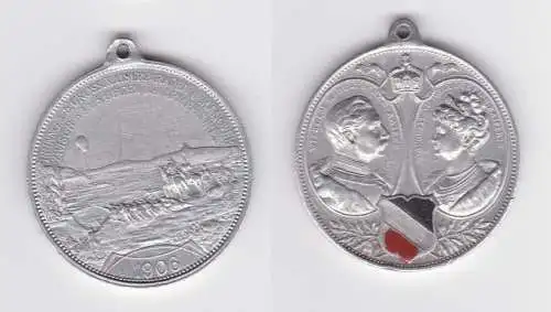 Preussen seltene Aluminium Medaille Erinnerung an das Manöver 1906 (157602)