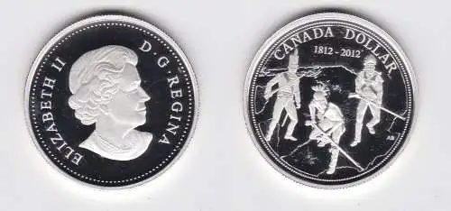 1 Dollar Silbermünze Kanada 2012 Kanadischer Krieg 1812-2012 (154046)