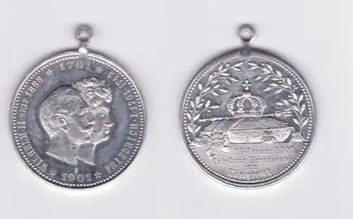 Preussen Aluminium Medaille 200 Jahre Königreich 1701-1901 (153109)