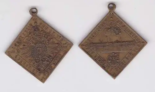 Bronze Medaille VIII. Deutsches Bundesschiessen zu Leipzig 1884 (150385)