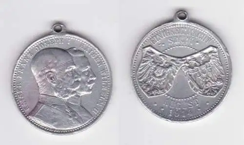 Medaille Einigkeit macht stark - Wilhelm II dt. Kaiser & Franz Josef I. (155769)