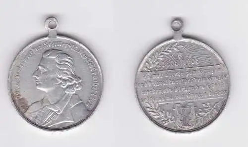 Aluminium Medaille zum 100.Todestag von Friedrich Schiller 1805-1905 (152061)