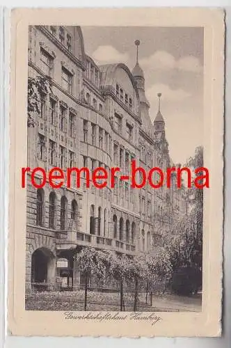 66036 Ak Gewerkschaftshaus Hamburg um 1930