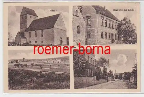 75675 Mehrbild Ak Gruß aus Laas Gasthaus zur Linde u.a. um 1930