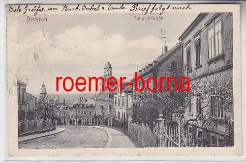 75237 Ak Oederan Bahnhofstrasse 1920
