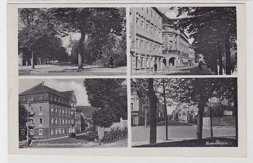 86797 Mehrbild Ak Pirna Albert-, Grohmann-, Bahnhofstraße usw. 1941