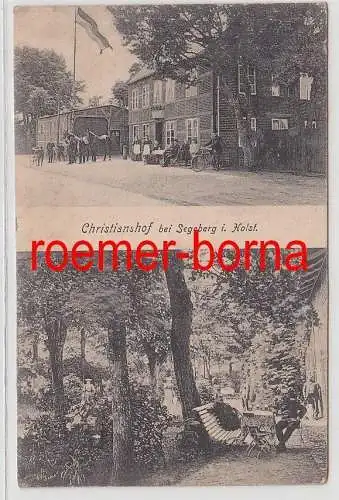 75530 Mehrbild Ak Christianshof bei Segeberg in Holstein 1907
