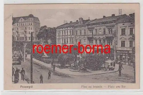 68827 Ak Przemyśl Premissel Plac na bramie Platz am Tor um 1915