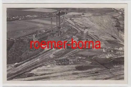 76305 Foto Ak Phönix AG für Braunkohlenverwertung bei Mumsdorf Thür. um 1920