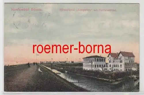 76394 Ak Nordseebad Strandhotel "Seegarten" am Herrenstrand 1907