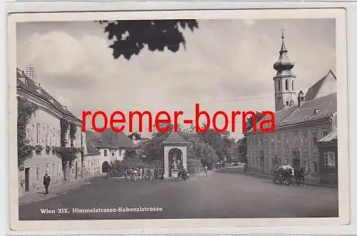 76538 Foto Ak Wien XIX. Himmelstrasse-Kobenzlstrasse 1958