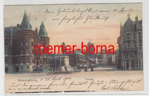 77744 Ak Helsingborg Torget 1904